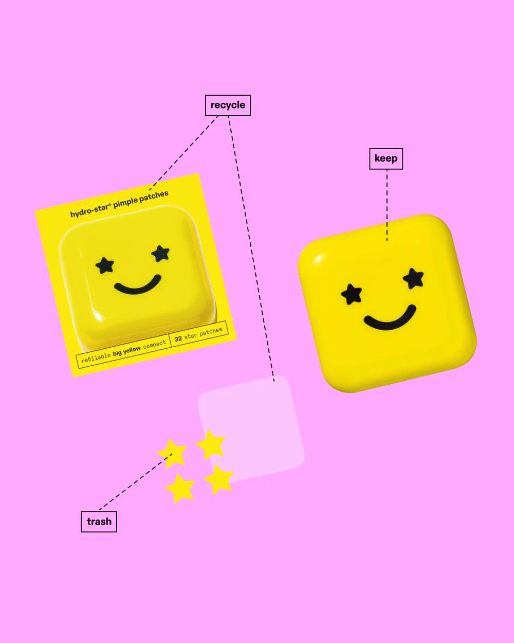 Hydro-star pimple Patches case