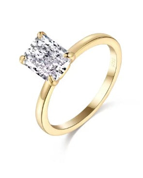 Anillo Radiant Rectangular