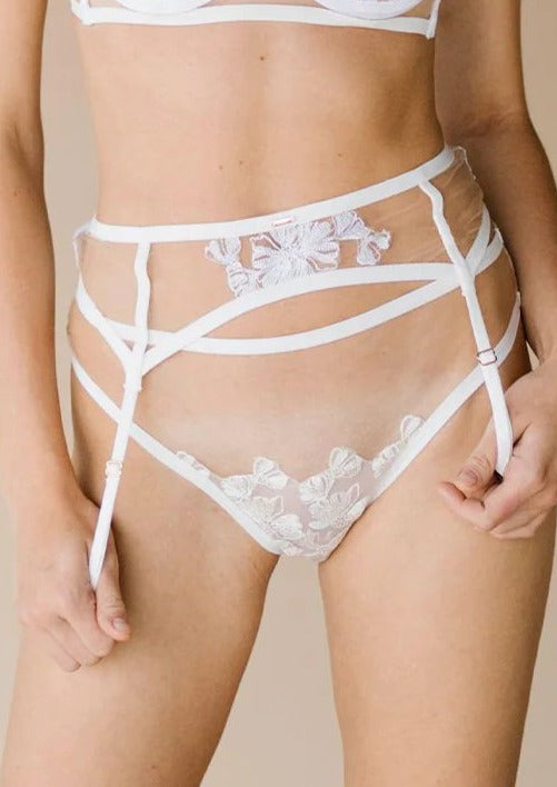 Suspender Lorette Blanco