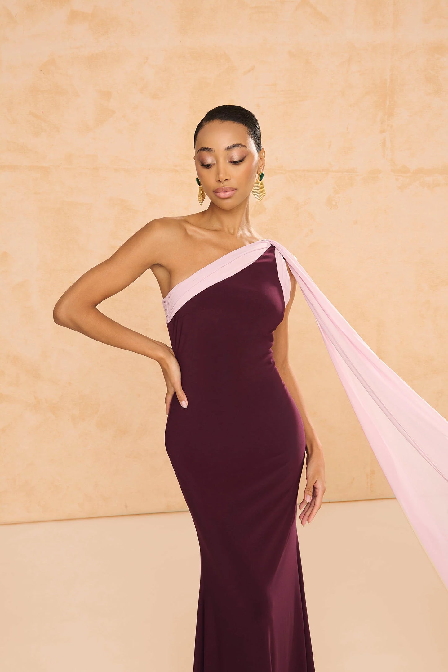 Vestido Helena Berenjena