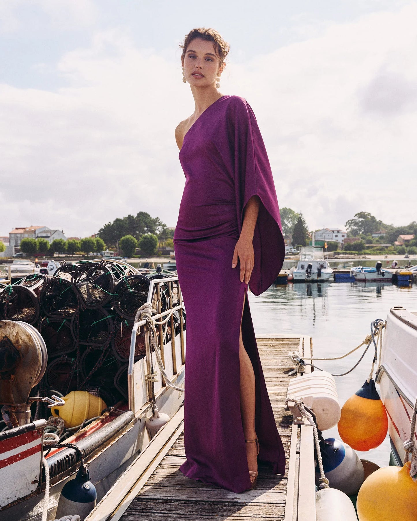 Vestido Olalla Berenjena