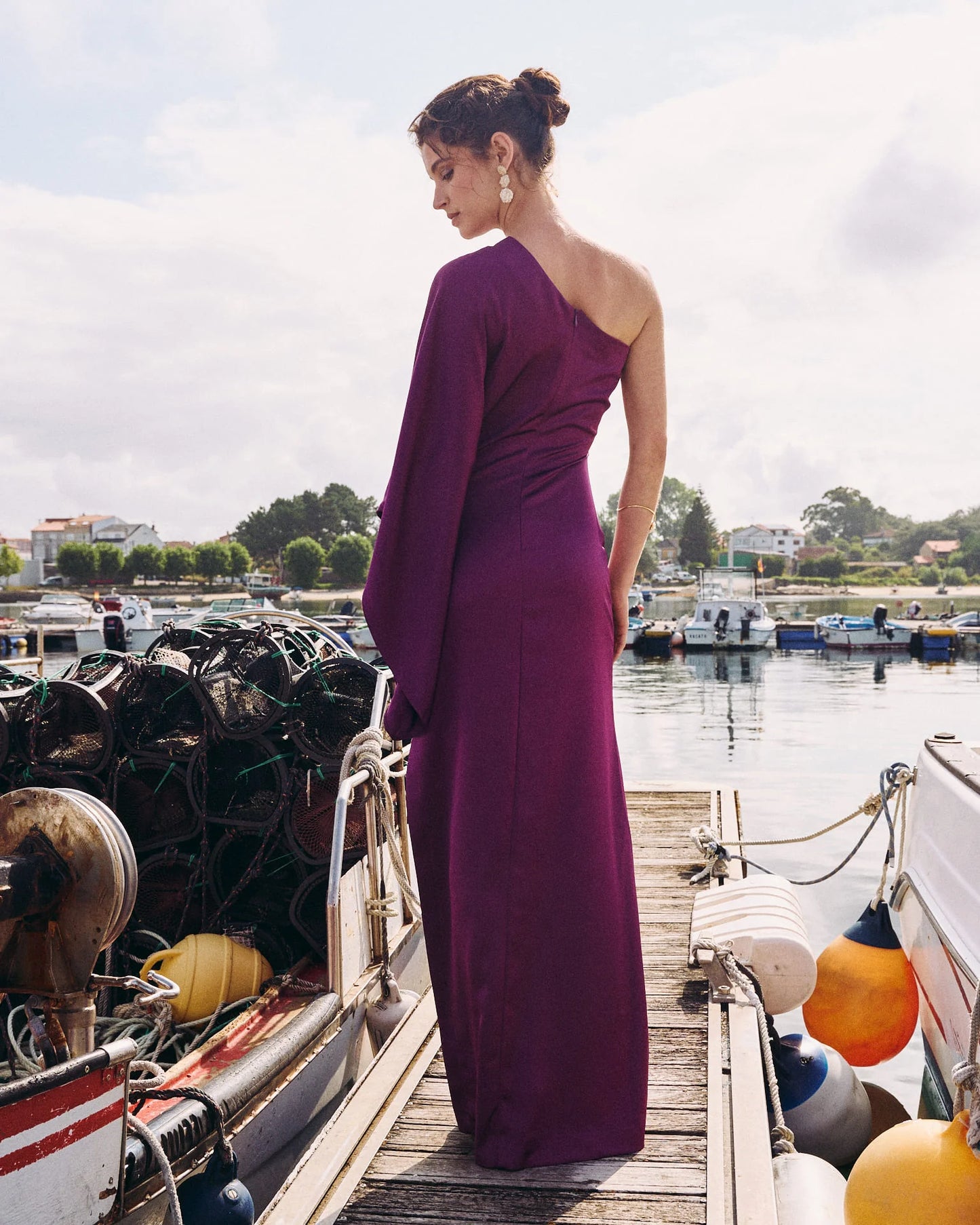 Vestido Olalla Berenjena
