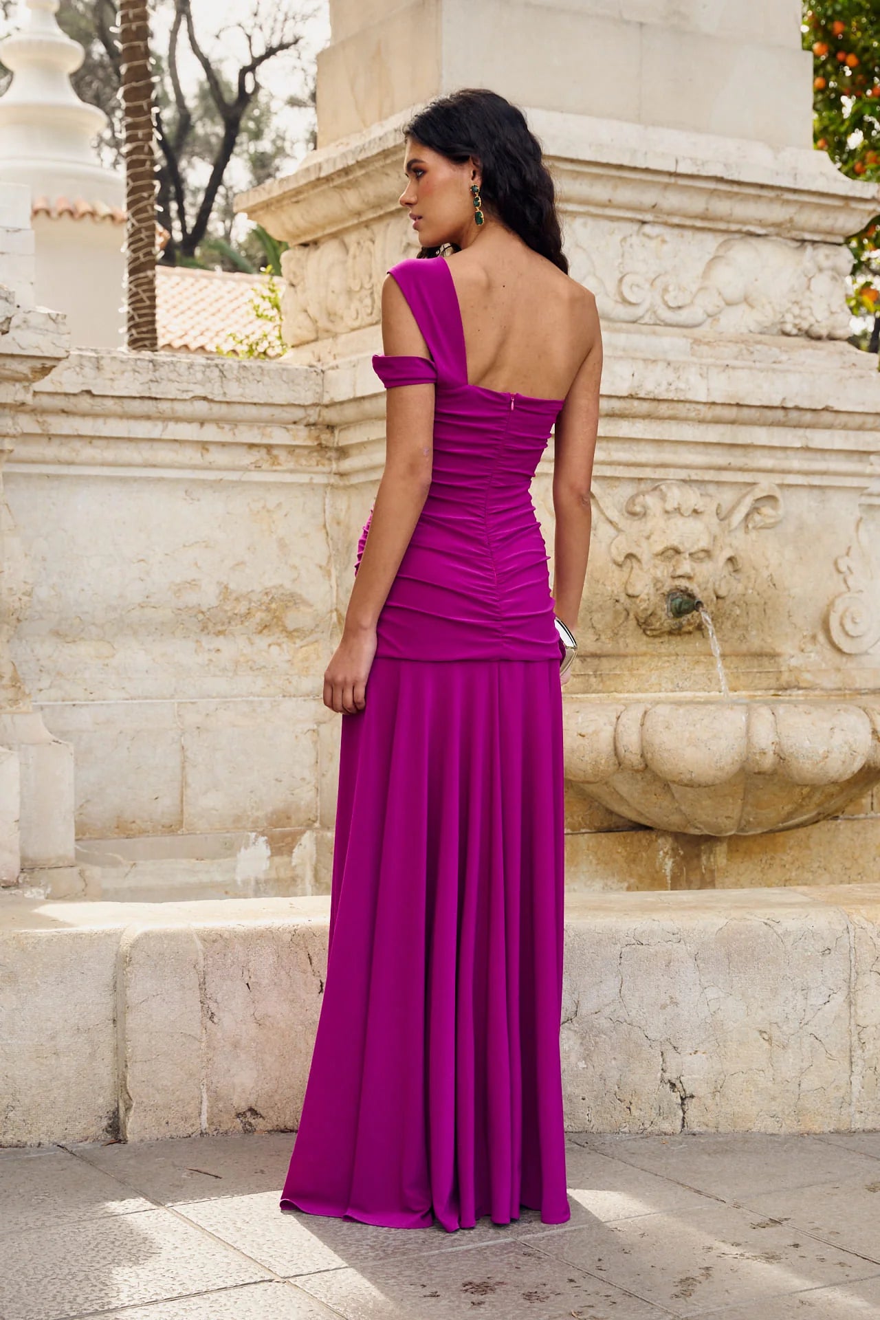 Vestido Cumbia Buganvilla