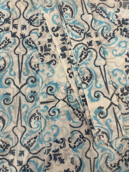 Bata Larga Estampada