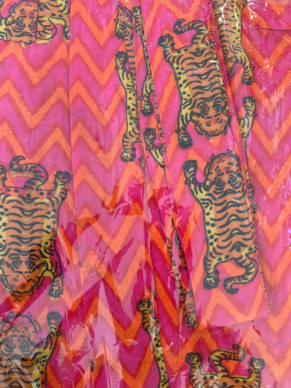 Bata Larga Estampada