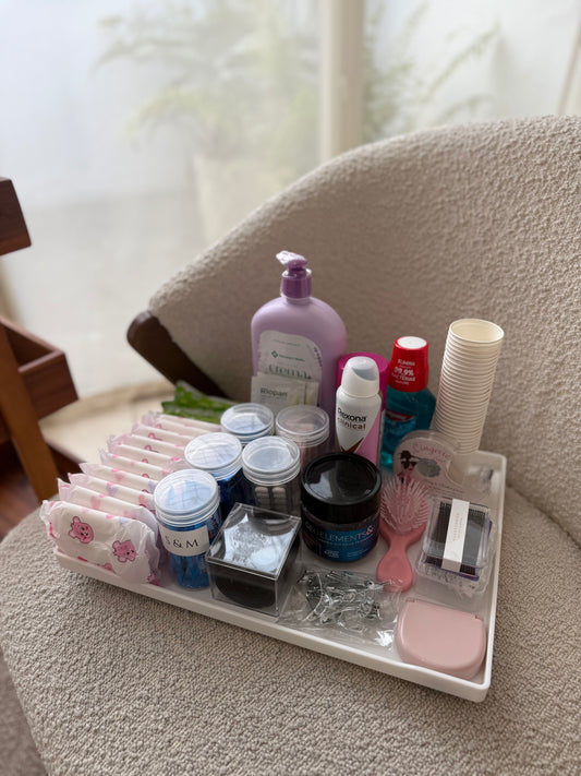 Charola de baño mujer grande personalizada