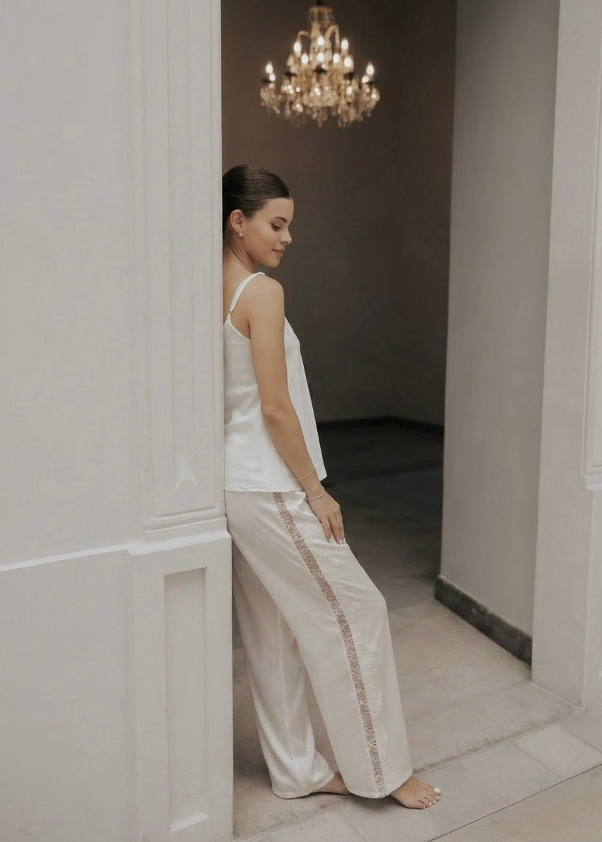 Set Alba Blanco Pantalón