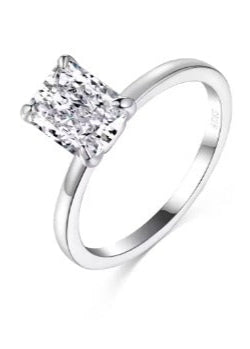 Anillo Radiant Rectangular