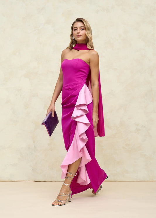 Vestido Macarena Rosa