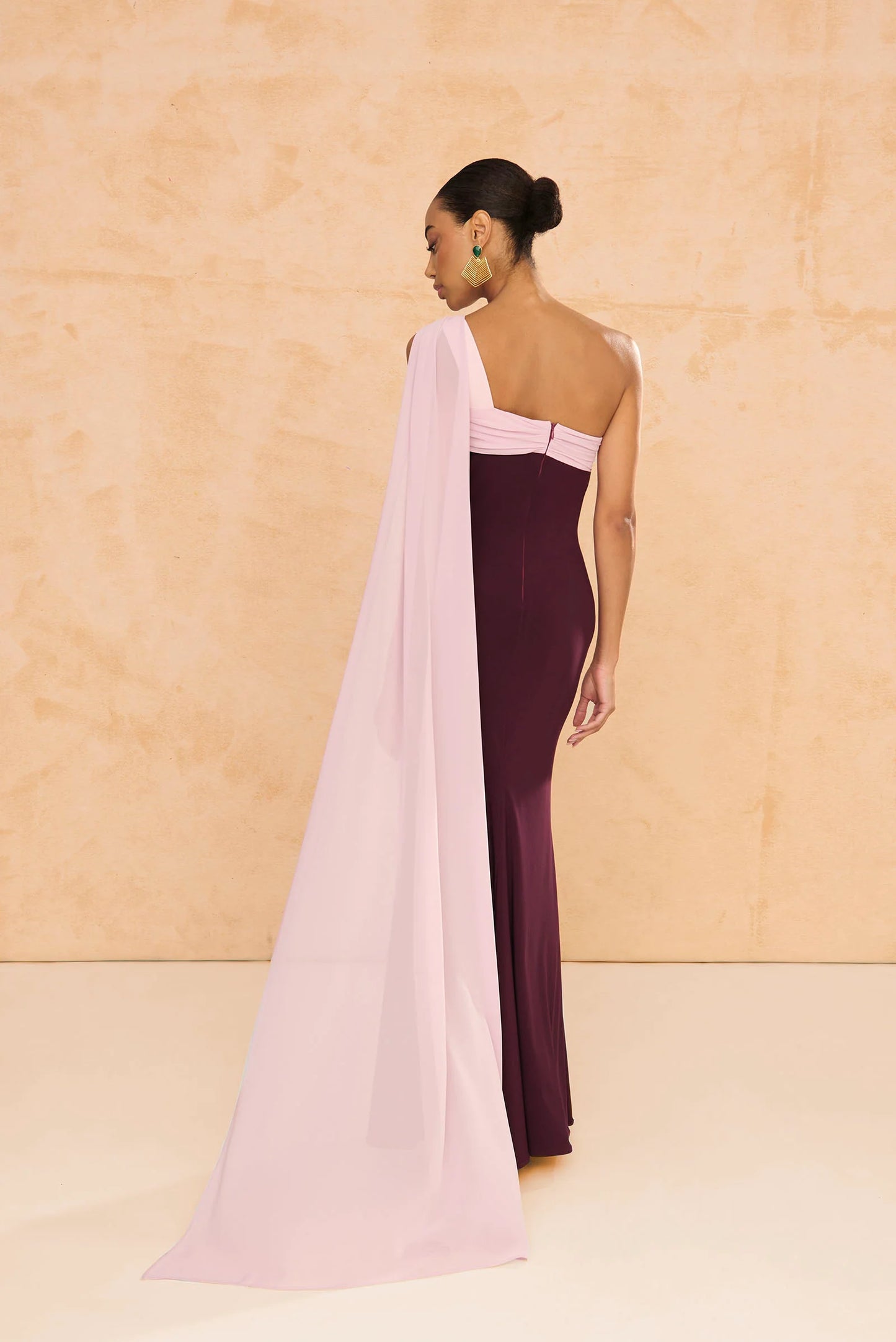 Vestido Helena Berenjena