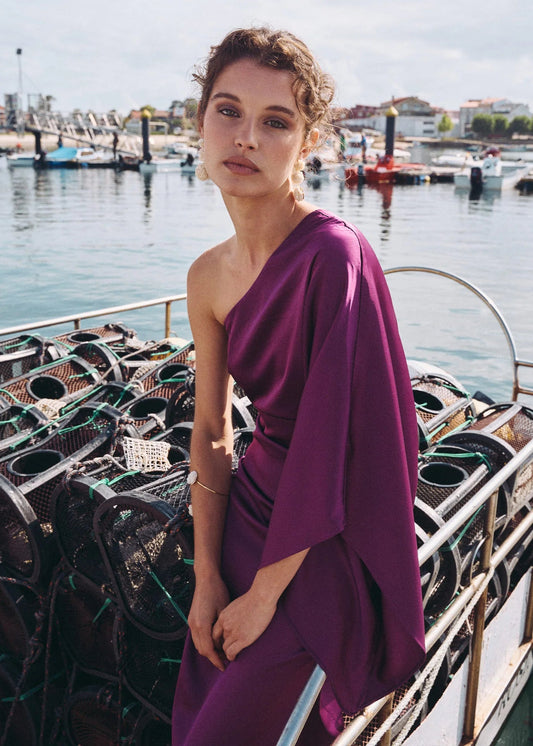 Vestido Olalla Berenjena